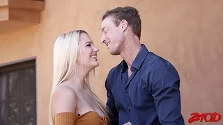 Sweet tow-haired lover Kenna James gets cum beyond exasperation ending after sexual intercourse
